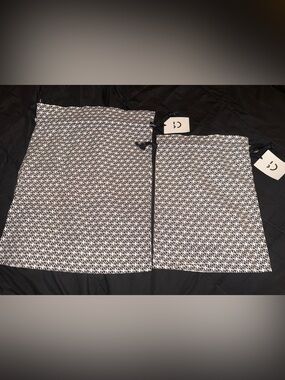 Nordstrom Black & White Storage Bags
